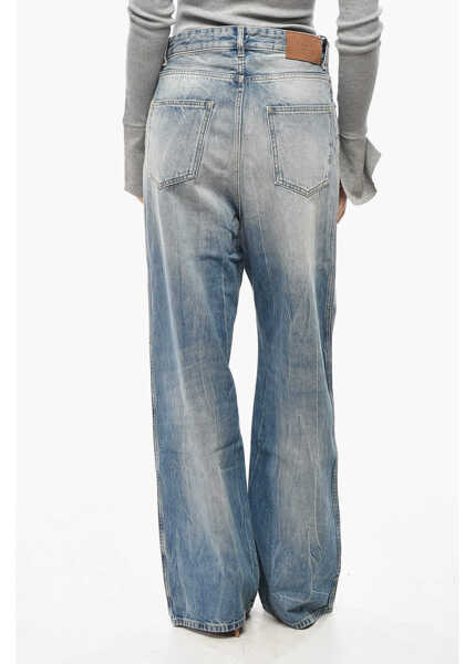 Blugi drepti 1989 STUDIO Wide Leg Chicago Delav Denims 27Cm Light Blue Femei (BM 19581092) 2