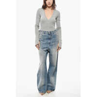 Blugi drepti 1989 STUDIO Dama - Blugi drepti 1989 STUDIO Wide Leg Chicago Delav Denims 27Cm Light Blue Femei (BM 19581092) - B-mall.ro