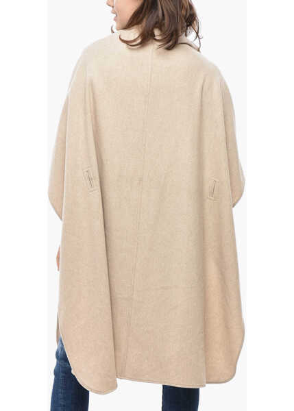 Paltoane THE GARMENT Wool Blend Mille Cape Coat Beige Femei (BM 19581098) 2