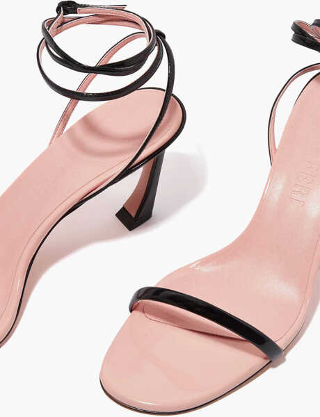 Sandale cu toc PIFERI Two-Tone Faux Leather Ankle-Strap Sandals 8Cm Pink Femei (BM 19581107) 4