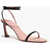 PIFERI Two-Tone Faux Leather Ankle-Strap Sandals 8Cm Pink