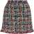 ETRO Multicolor Tweed Skirt With Fringed Hem Multicolor