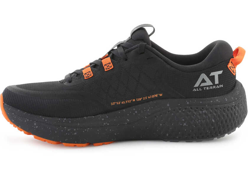 Pantofi alergare SKECHERS Go Run Supersonic Max A/T Black/Orange Black Barbati (BM 19581146) 4