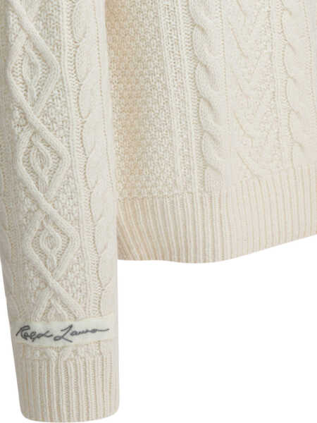 Pulovere Ralph Lauren New York Yankees wool and alpaca crewneck sweater White Barbati (BM 19588356) 4