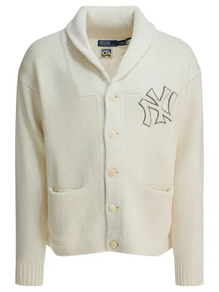 Cardigane Ralph Lauren New York Yankees wool cardigan White Barbati (BM 19588359) 1