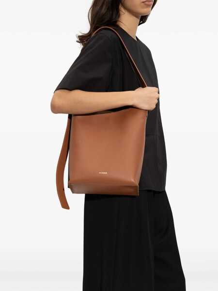 Genti de umar Jil Sander Cannolo small shoulder bag Beige Femei (BM 19588392) 2