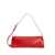 Jil Sander "Cannolo" small shoulder bag Red