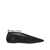 Jil Sander Suede perforated ballet flats Black