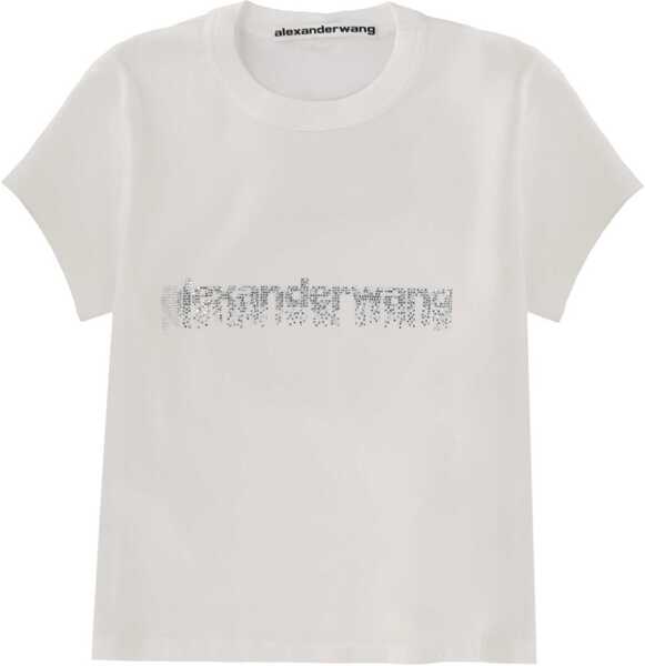 Tricouri Alexander Wang T-Shirt With Logo WHITE Femei (BM 19589114) 1