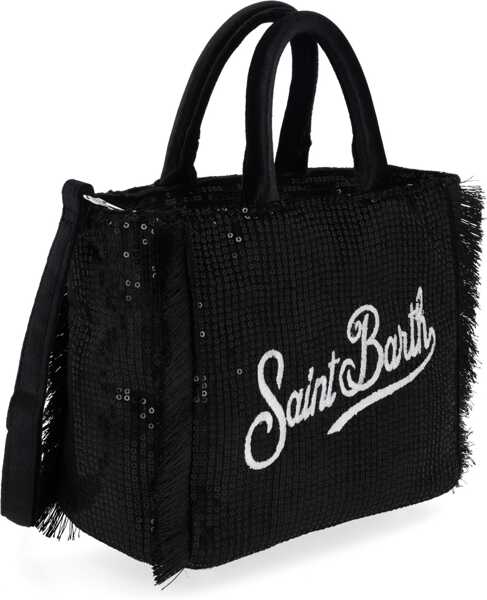 Genti de mana Mc2 Saint Barth Mini Velvet Tote Bag BLACK Femei (BM 19589150) 2