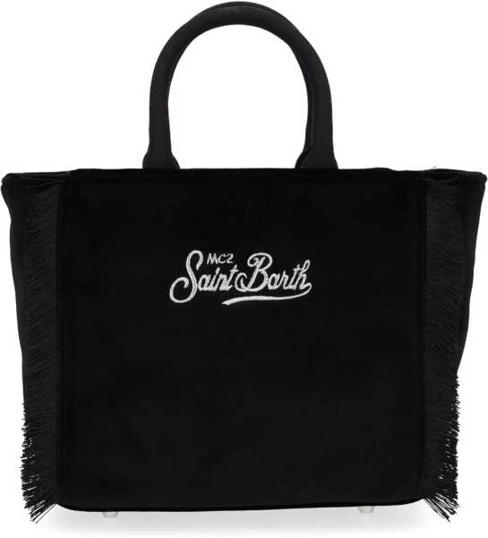 Genti de mana Mc2 Saint Barth Mini Velvet Tote Bag BLACK Femei (BM 19589216) 3