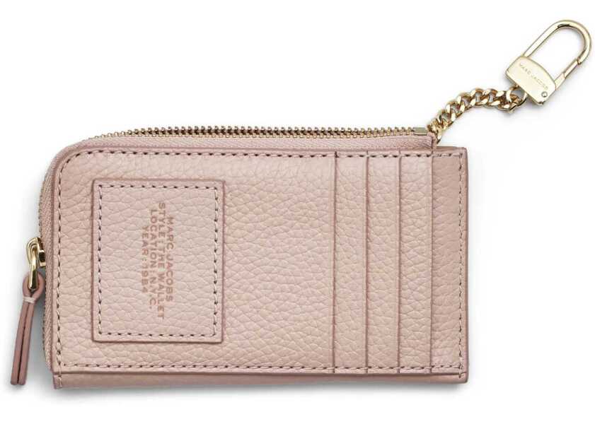 Portofele Marc Jacobs Leather Card Holder PINK Femei (BM 19589252) 2