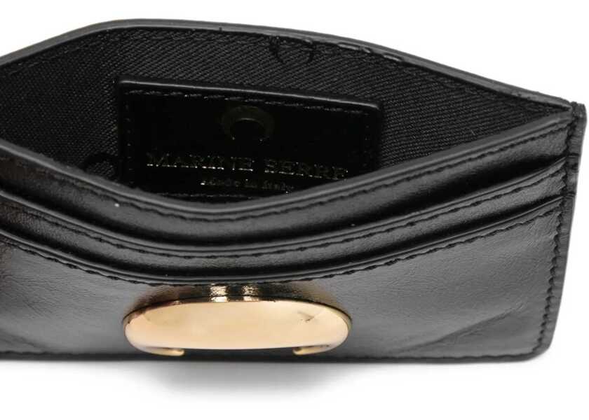 Portofele MARINE SERRE Card Holder With Logo BLACK Femei (BM 19589312) 3