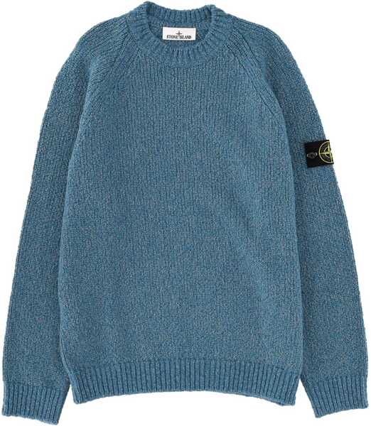 Pulovere Stone Island Wool Blend Sweater AZURE Barbati (BM 19589477) 1