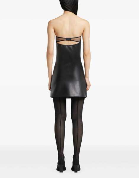 Rochii casual COURRGES Mini Bustier Lingerie Dress BLACK Femei (BM 19589519) 4