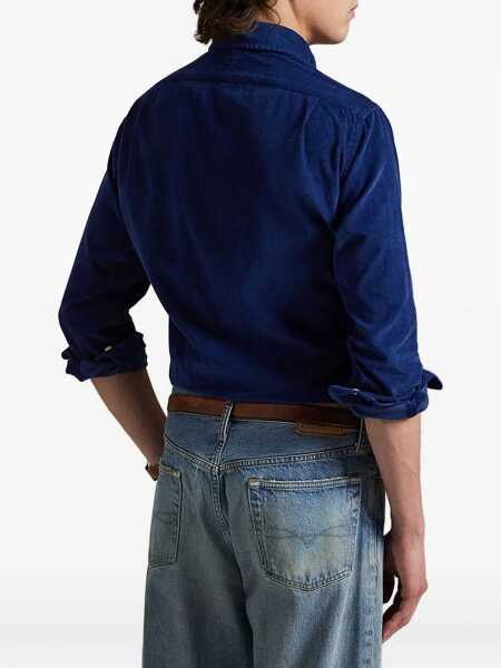 Camasi casual Ralph Lauren Cotton Shirt BLUE Barbati (BM 19589552) 3