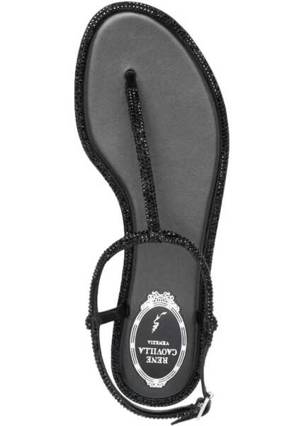 Balerini Rene Caovilla Sandal Diana BLACK Femei (BM 19589576) 4