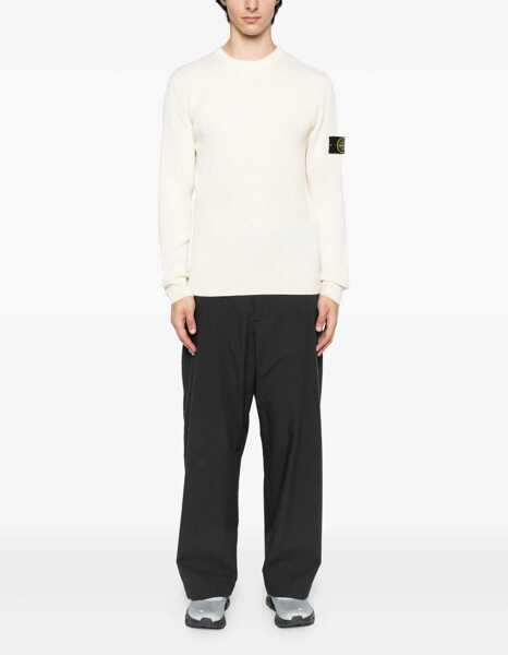 Pulovere Stone Island Wool Sweater IVORY Barbati (BM 19589597) 2