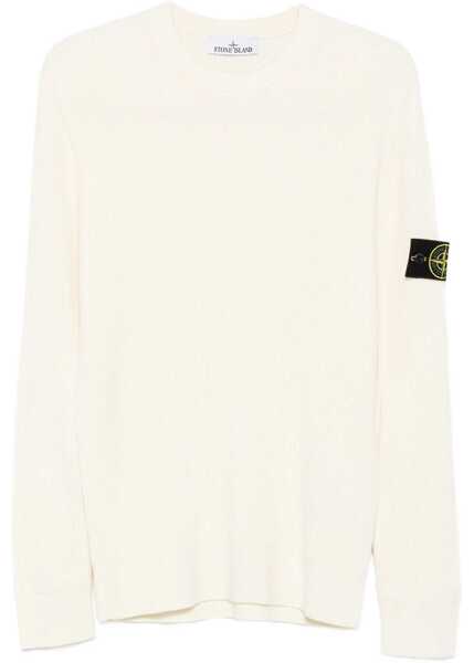 Pulovere Stone Island Wool Sweater IVORY Barbati (BM 19589597) 1
