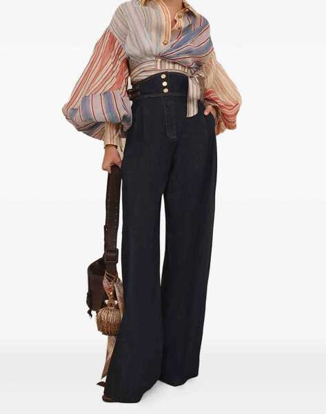 Blugi skinny ZIMMERMANN Pants Rebellion BLUE Femei (BM 19589657) 2