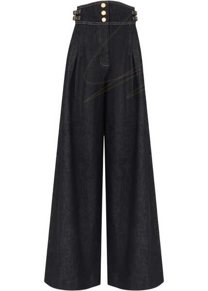 Blugi skinny ZIMMERMANN Pants Rebellion BLUE Femei (BM 19589657) 1