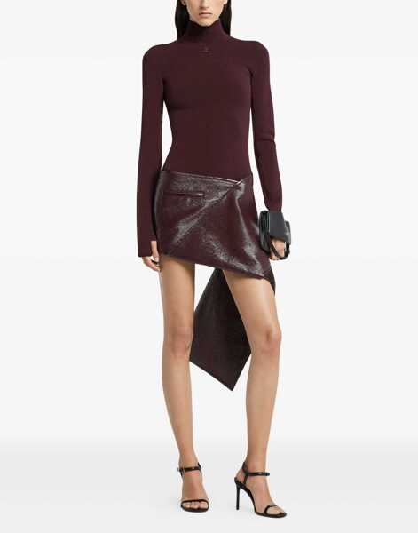 Pulovere COURRGES Turtleneck Shirt BORDEAUX Femei (BM 19589660) 2