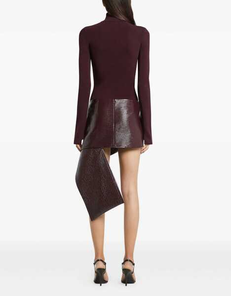 Pulovere COURRGES Turtleneck Shirt BORDEAUX Femei (BM 19589660) 4