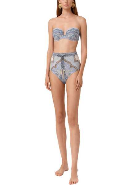 Costume de baie intregi ZIMMERMANN Wanderlust Bikini Bottom BLUE Femei (BM 19589678) 2