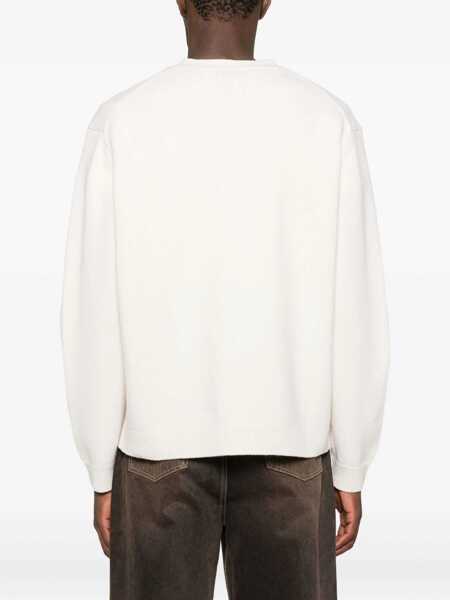 Cardigane MAISON KITSUN Fox Head Cardigan BEIGE Barbati (BM 19589681) 4