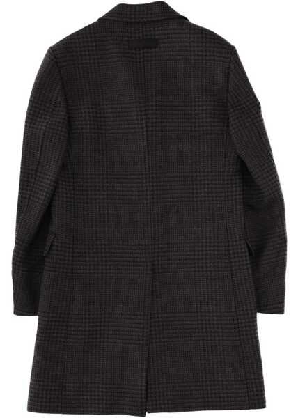 Trenciuri ZEGNA Wool Trench BLACK Barbati (BM 19589699) 2