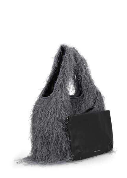 Genti de umar Dries Van Noten Fringed Tote Bag GREY Femei (BM 19589747) 3