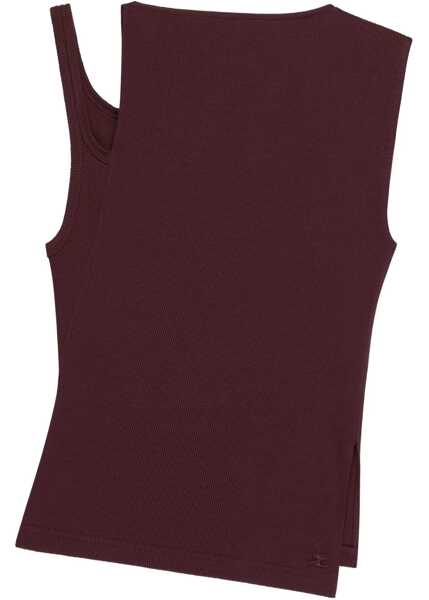 Bluze COURRGES Oblique 90S Top BORDEAUX Femei (BM 19589750) 1