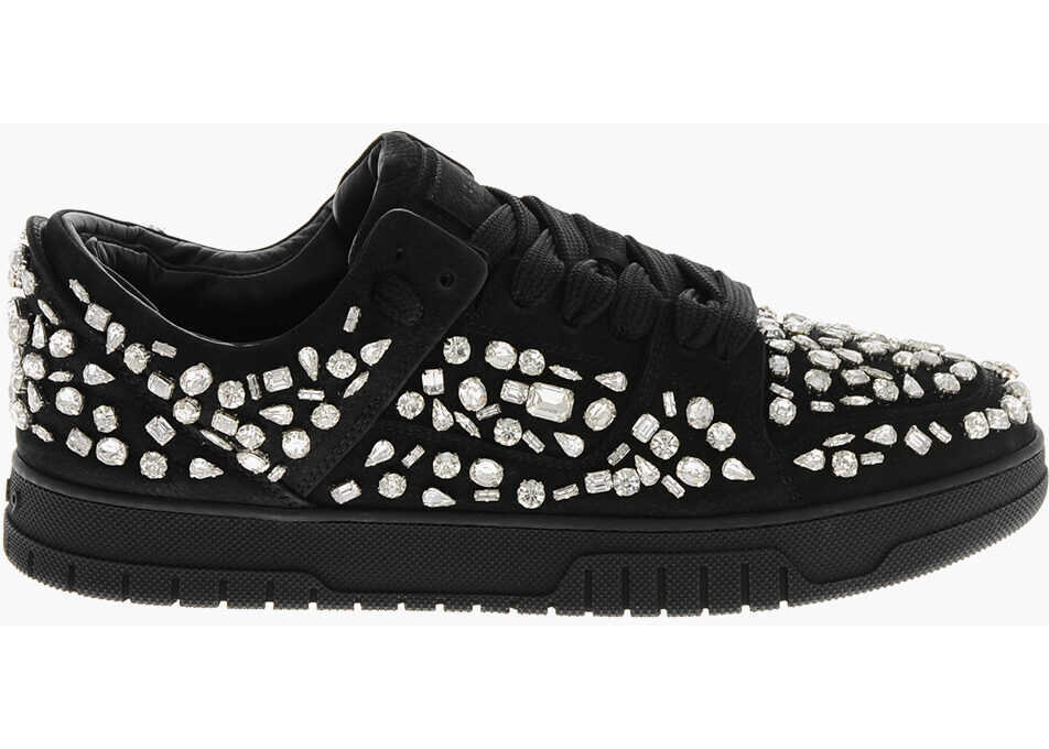Sneakers 1989 STUDIO Low-Top Leather Sneakers Embellished With Crystals Black Barbati (BM 19589837) 3