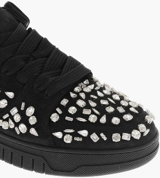 Sneakers 1989 STUDIO Low-Top Leather Sneakers Embellished With Crystals Black Barbati (BM 19589837) 4