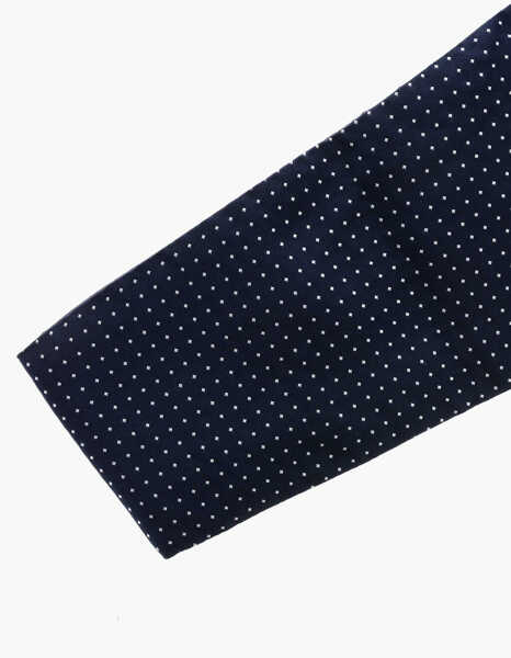 Curele CORNELIANI Cc Collection Silk Cummerbund With Micro Patterns Blue Barbati (BM 19589843) 2