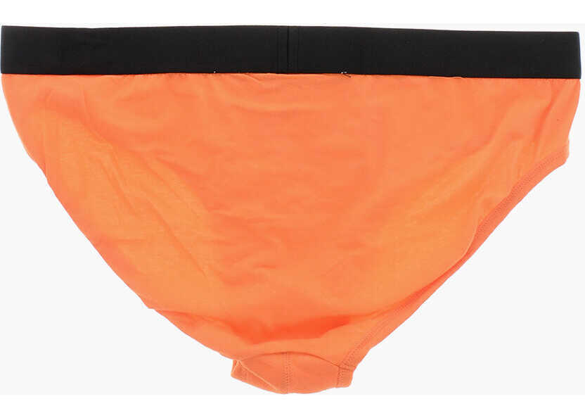 Chiloti DSQUARED2 Solid Color Stretch Cotton Brief Orange Barbati (BM 19589861) 3