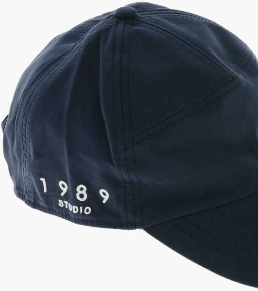 Caciuli 1989 STUDIO Solid Color Cap With Embroidered Logo Blue Barbati (BM 19589870) 2