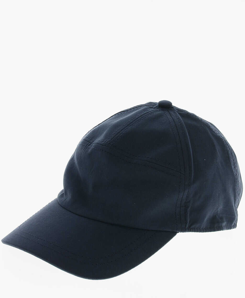 Caciuli 1989 STUDIO Solid Color Cap With Embroidered Logo Blue Barbati (BM 19589870) 1