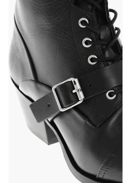 Botine AllSaints Leather Katy Biker Ankle-Boots Heel 5.5Cm Black Femei (BM 19589876) 4