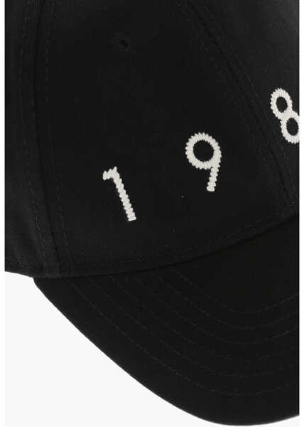 Caciuli 1989 STUDIO Solid Color Cap With Contrasting Logo Black Barbati (BM 19589903) 2