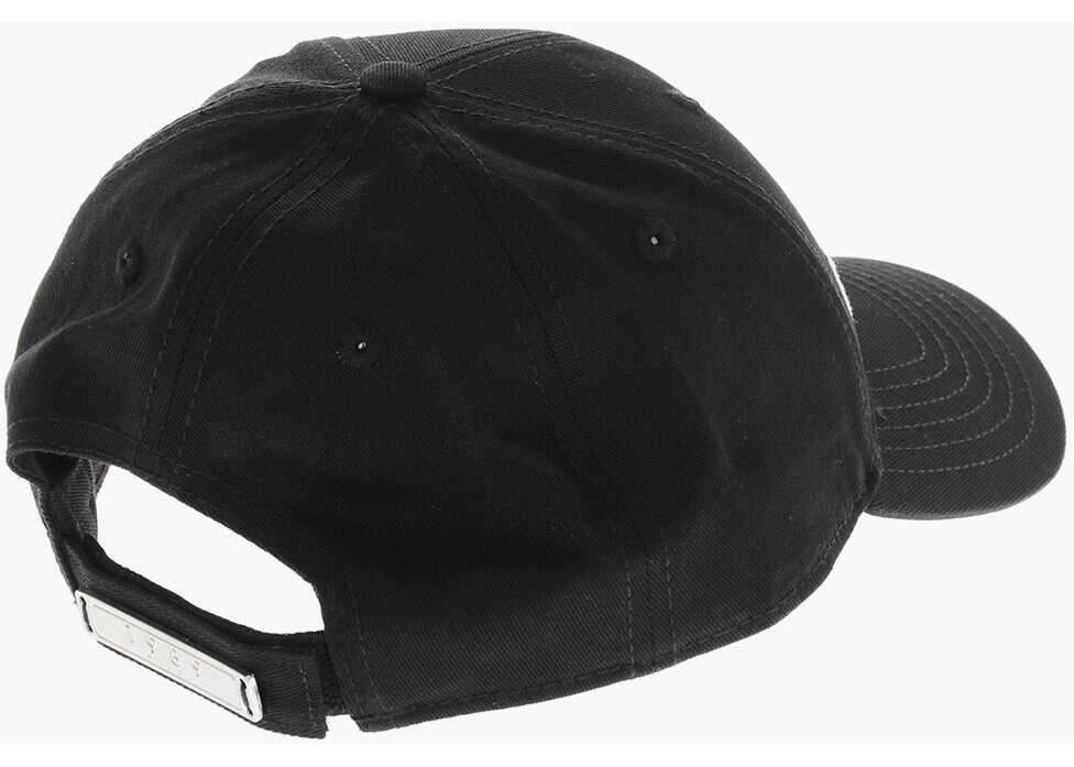 Caciuli 1989 STUDIO Solid Color Cap With Contrasting Logo Black Barbati (BM 19589903) 3