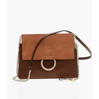 Genti de umar Suede Faye Shoulder Bag With Chain Strap Femei