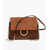 Chloe Suede Faye Shoulder Bag With Chain Strap Brown