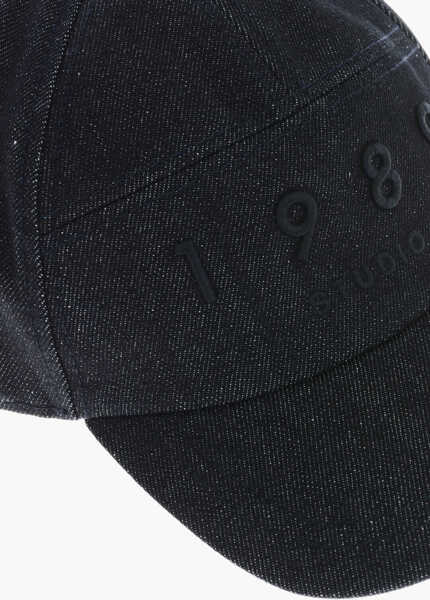 Caciuli 1989 STUDIO Denim Cap With Embossed Logo Midnight Blue Barbati (BM 19589933) 2