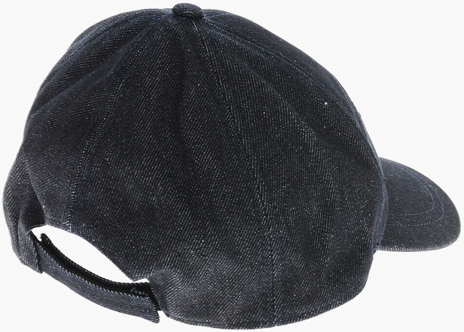Caciuli 1989 STUDIO Denim Cap With Embossed Logo Midnight Blue Barbati (BM 19589933) 3
