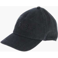 Caciuli Denim Cap With Embossed Logo Barbati