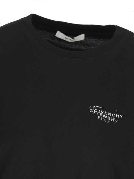 Tricouri Givenchy Cotton T-shirt BLACK Femei (BM 19590038) 3