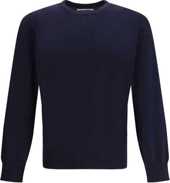 Pulovere Brunello Cucinelli Sweater in cotton NOTTEGRIGIO SCURO Barbati (BM 19590125) 1