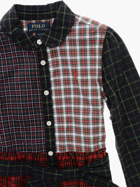 Rochii Ralph Lauren Checked Dress With Belt Multicolor Fete (BM 19590236) 2