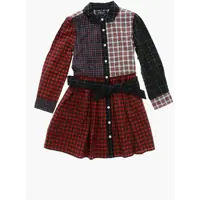 Rochii Checked Dress With Belt Fete